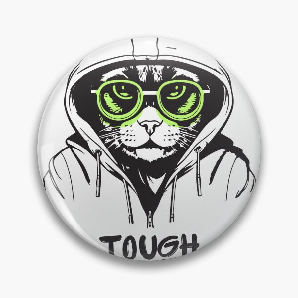 Item preview, Tough Cat Face designed and sold by Babajexodas.