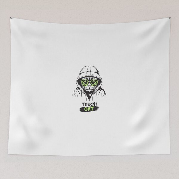 Item preview, Tough Cat Face designed and sold by Babajexodas.