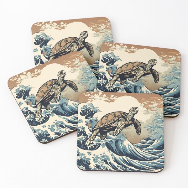 Item preview, The Great Turtle off Kanagawa designed and sold by loomique.