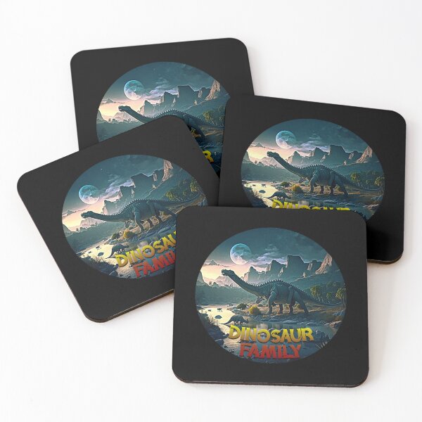 Item preview, Dinosaur Family Landscape designed and sold by DinoAndOther.