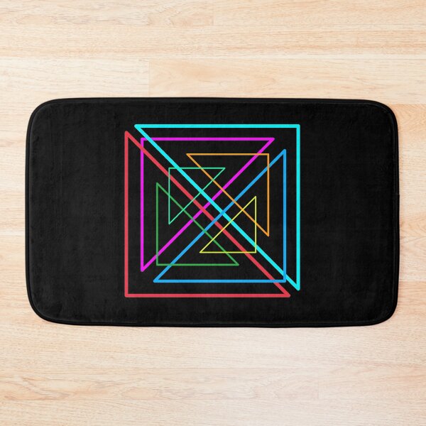 Item preview, Multicolored triangle art customized  designed and sold by theparkfact0.