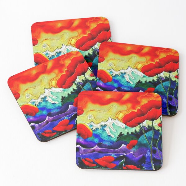 Item preview, Poppies among rocks designed and sold by George Hutton Hunter.