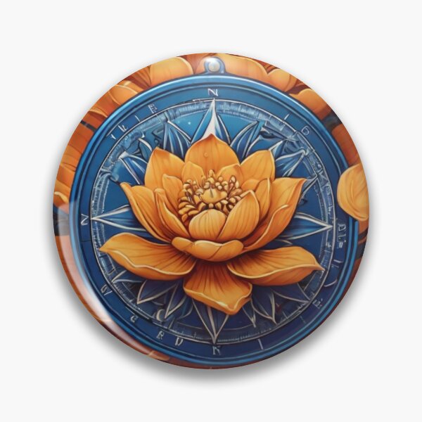 Item preview, Mystic Harmony: Tattoo-Style Lotus Dead Compass T-Shirt Collection designed and sold by Newsubh.