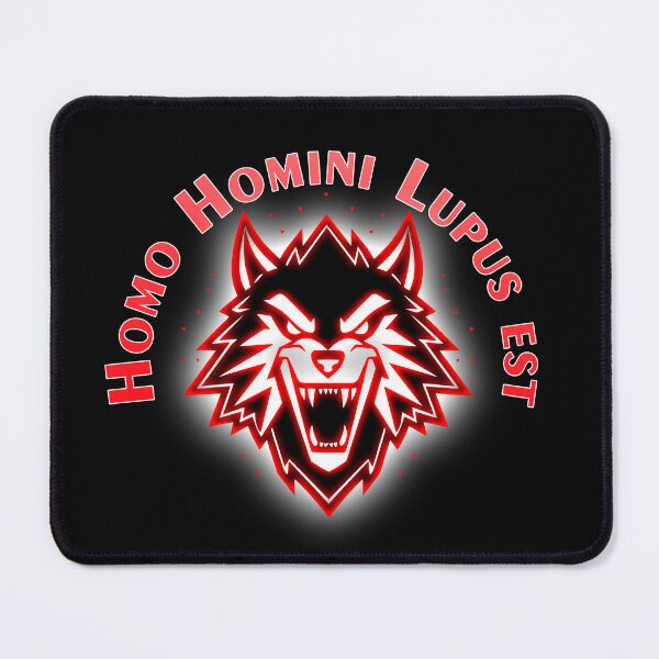 Item preview, Man is a wolf to man designed and sold by wojciech-c.