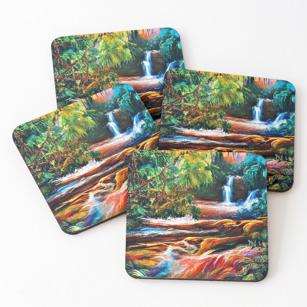Item preview, Waterfall in jungle designed and sold by George Hutton Hunter.