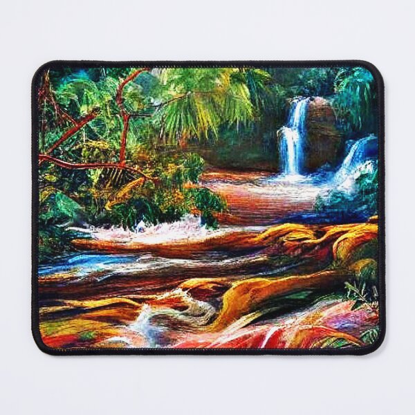 Item preview, Waterfall in jungle designed and sold by George Hutton Hunter.