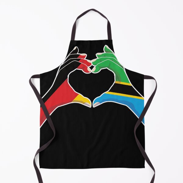 Item preview, Tanzania Tanzanian Germany German Love Heart Peace designed and sold by FlagX.