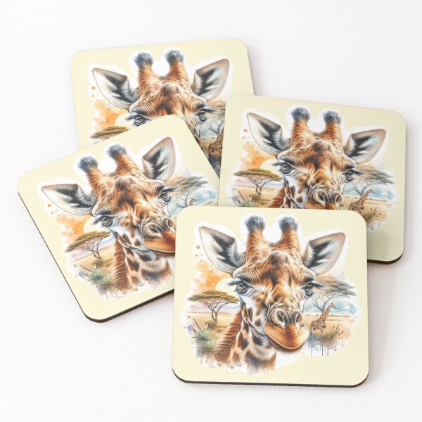 Item preview, Giraffe Portrait  designed and sold by critterpatchusa.