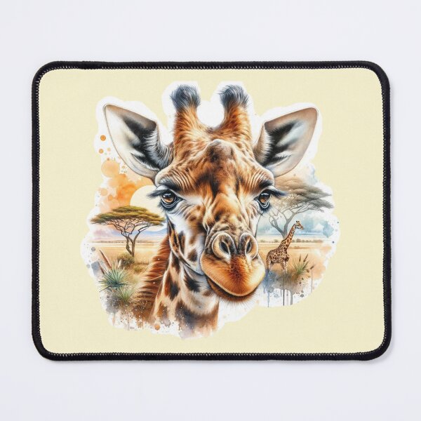 Item preview, Giraffe Portrait designed and sold by critterpatchusa.