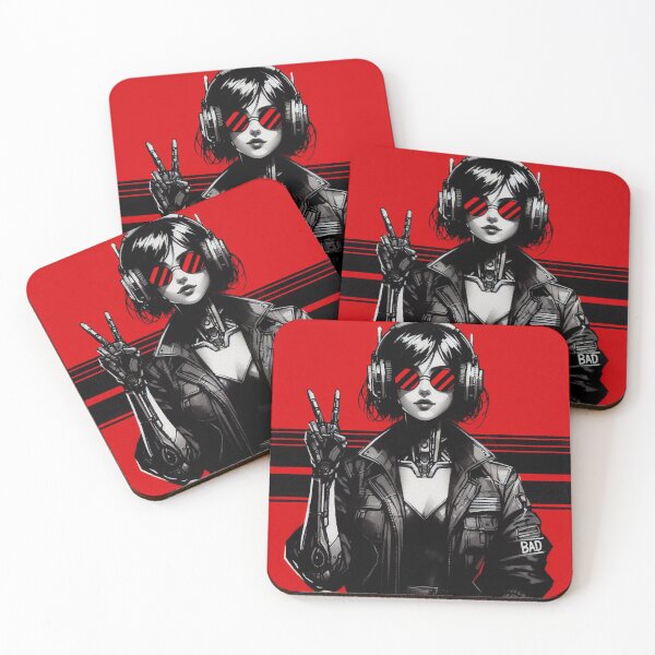 Item preview, Cyberpunk Neon Noir Bad Girl designed and sold by RESToRAPTOR.
