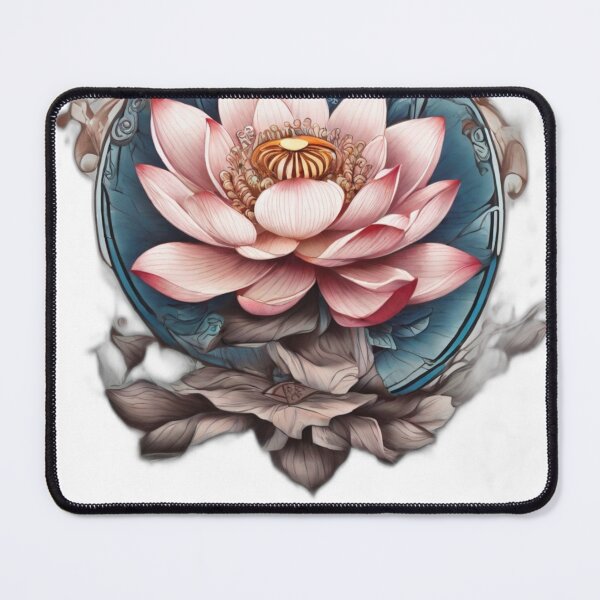 Item preview, Lotus Compass Harmony: Tattoo-Style T-Shirt Collection designed and sold by Newsubh.