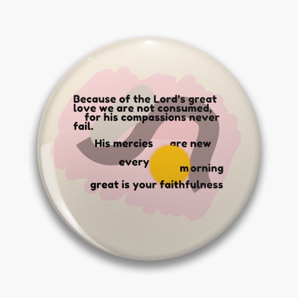 Item preview, Lamentations 3:22-23 designed and sold by Heathssweetart.