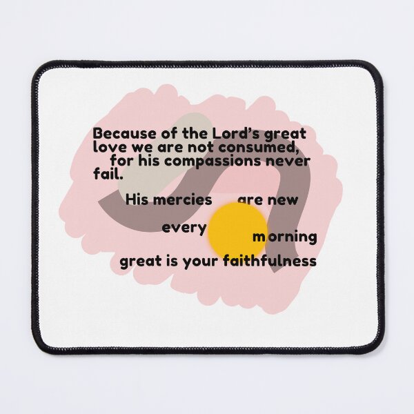 Item preview, Lamentations 3:22-23 designed and sold by Heathssweetart.