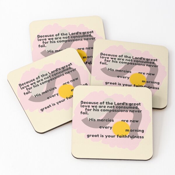 Item preview, Lamentations 3:22-23 designed and sold by Heathssweetart.