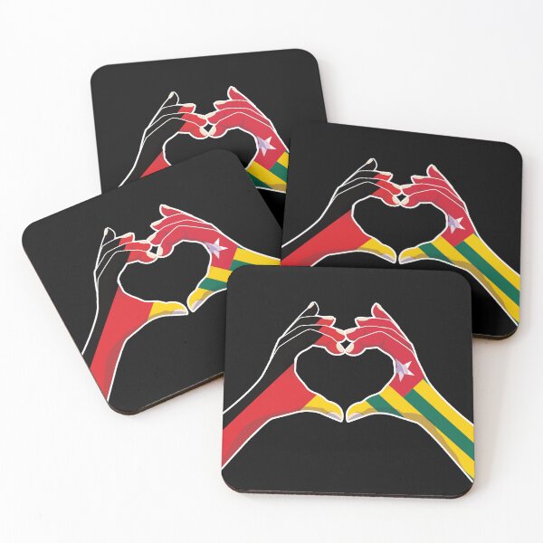 Item preview, Togo Togolese Germany German Love Heart Peace designed and sold by FlagX.