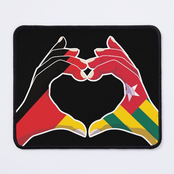 Item preview, Togo Togolese Germany German Love Heart Peace designed and sold by FlagX.