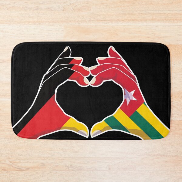 Item preview, Togo Togolese Germany German Love Heart Peace designed and sold by FlagX.