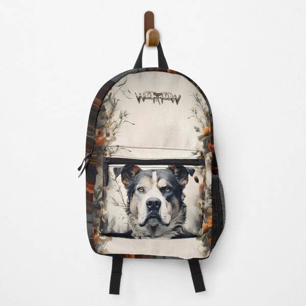 Item preview, Elegant dog in a floral frame designed and sold by Woof-WoofSK.