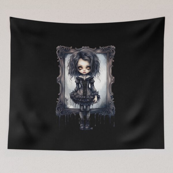 Item preview, Gothic doll - Nadja doll - Creepy designed and sold by GlunmanStore.