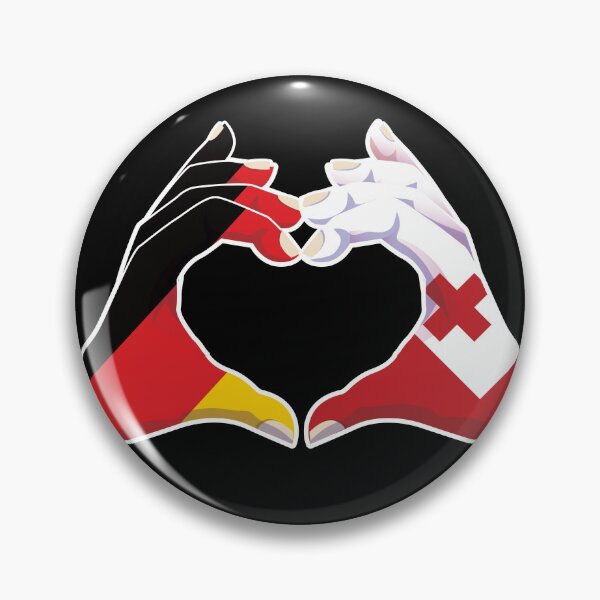 Item preview, Tonga Tongan Germany German Love Heart Peace designed and sold by FlagX.