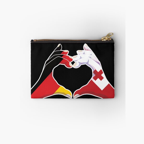 Item preview, Tonga Tongan Germany German Love Heart Peace designed and sold by FlagX.