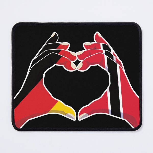 Item preview, Trinidad Tobago Germany German Love Heart Peace designed and sold by FlagX.