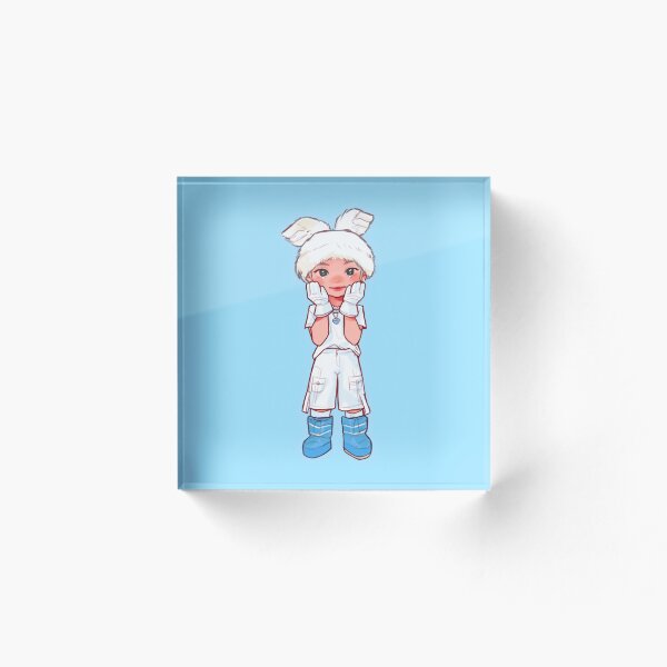 Item preview, SKZ DANCERACHA: White love (Felix) Blue Background  designed and sold by Huniii.