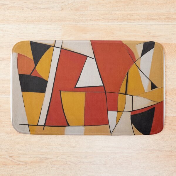 Item preview, Rhythmic Geometric Abstraction designed and sold by DeMuurdecoratie.