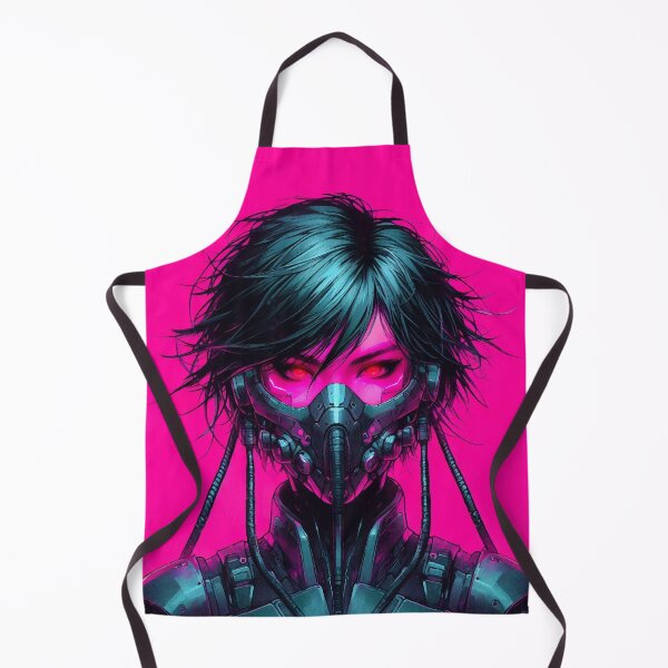 Item preview, Cyberpunk Neon Pink Girl designed and sold by RESToRAPTOR.