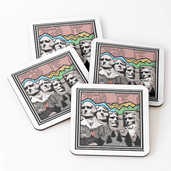 Item preview, Mount Rushmore -  Pop Art designed and sold by PickledjoArt.