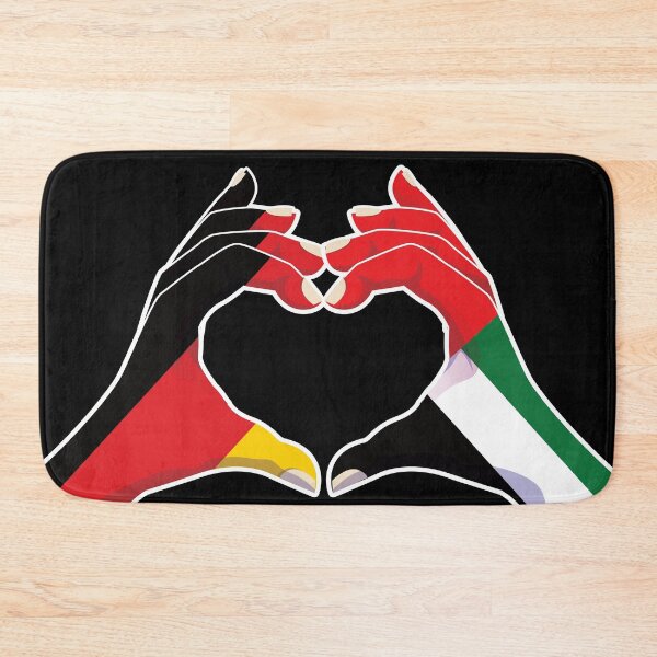 Item preview, United Arab Emirates Emirati Germany German Love Heart Peace designed and sold by FlagX.