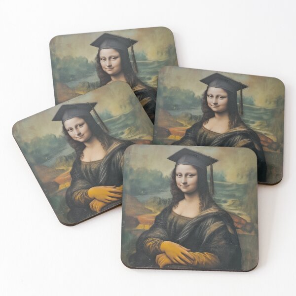 Artikelvorschau, Mona Lisa-Abschluss – für Kunststudenten und Absolventen entworfen und verkauft von Cosmic-Ferret.