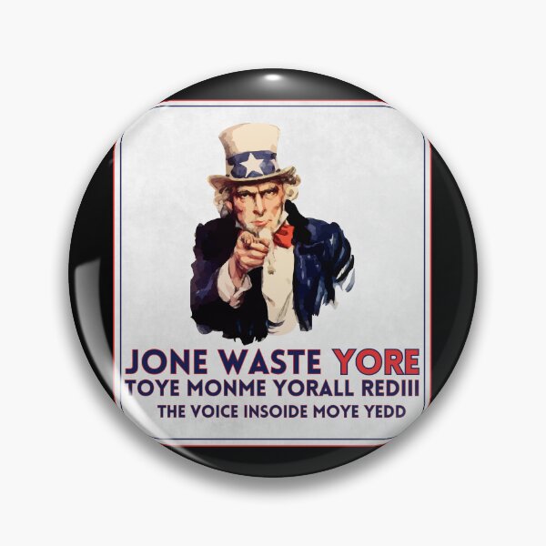 Item preview, Jone Waste Yore Toye Monme Yorall Rediii Meme Uncle Sam Joke designed and sold by NateFellhauer.