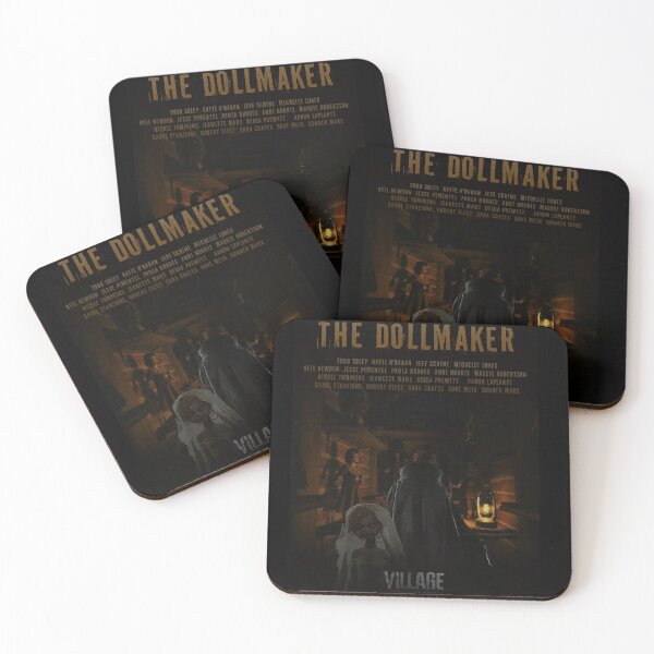Item preview, The Dollmaker and Angie - Resident Evil Village Poster designed and sold by DollsGutz.