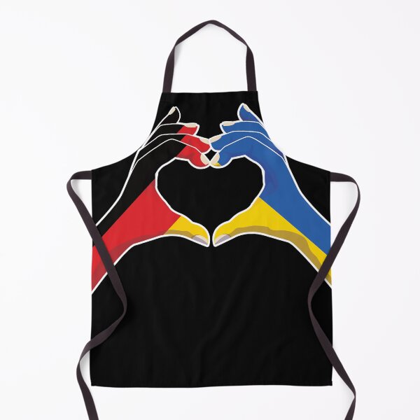 Item preview, Ukraine Ukrainian Germany German Love Heart Peace designed and sold by FlagX.