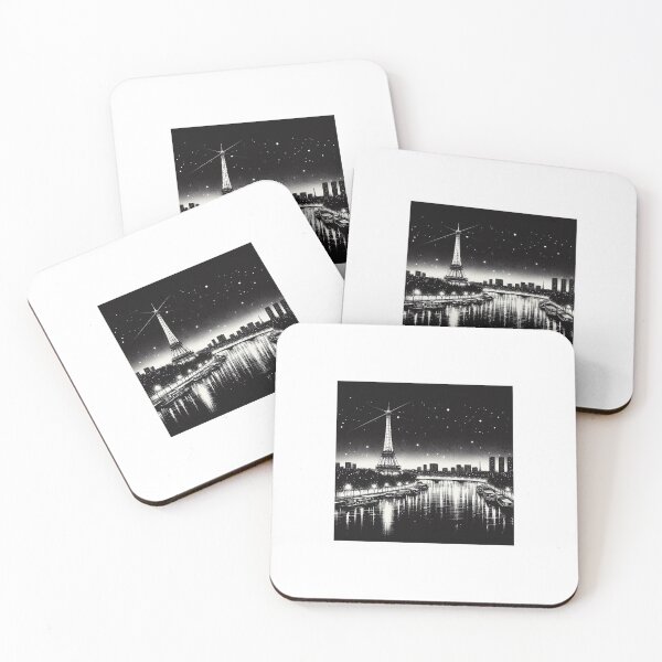 Item preview, Paris city at night  designed and sold by mermaidstribe.