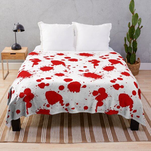 Item preview, Vibrant Crimson Red Splashes Abstract Pattern designed and sold by SpecialtiesShop.