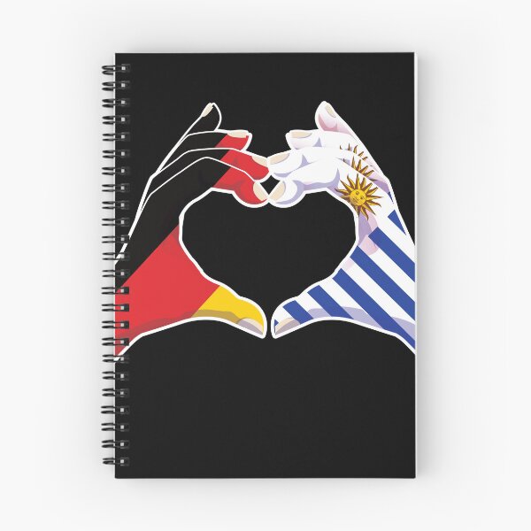 Item preview, Uruguay Uruguayan Germany German Love Heart Peace designed and sold by FlagX.
