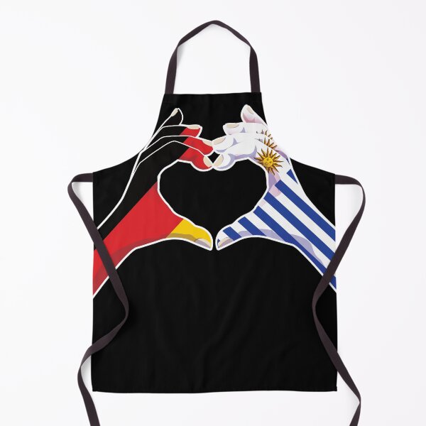 Item preview, Uruguay Uruguayan Germany German Love Heart Peace designed and sold by FlagX.