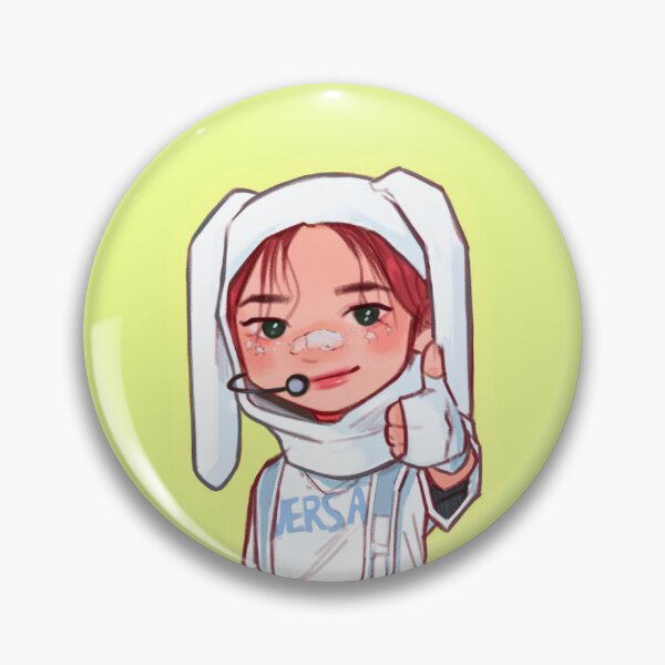 Item preview,  SKZ DANCERACHA: White love (Hyunjin) Yellow Background  designed and sold by Huniii.
