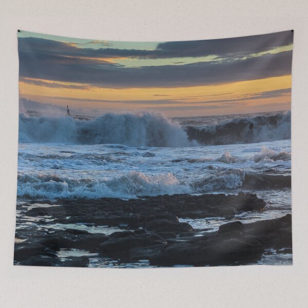 Item preview, Crashing Waves on Nash Point Beach designed and sold by heidipics.