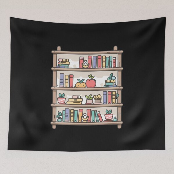 Item preview, Books & Plant ; Books Shelf Pattern designed and sold by PatternInArt.