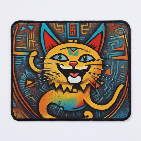 Item preview, The Laughing Cat In The System Room designed and sold by Owl-o-the-wisp.