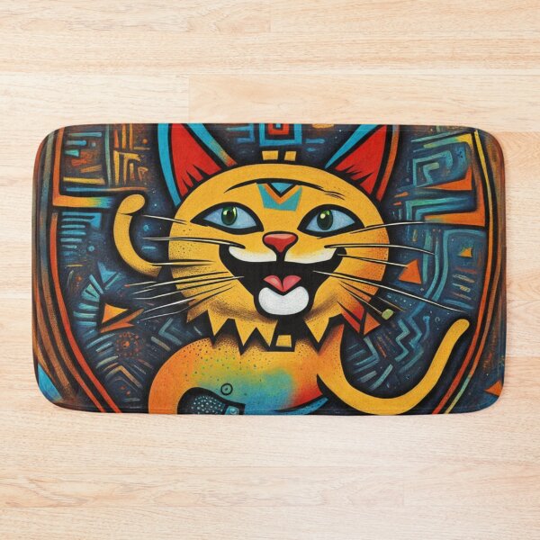 Item preview, The Laughing Cat In The System Room designed and sold by Owl-o-the-wisp.