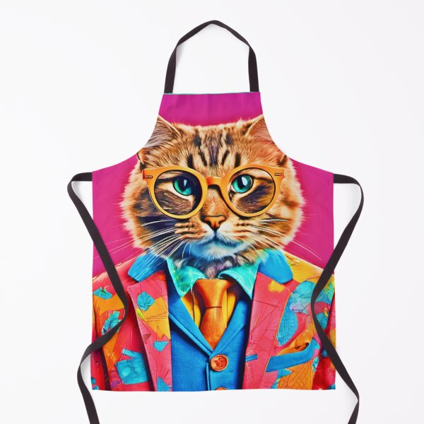 Item preview, Chic Cat Art: Spectacled Swagger designed and sold by Health And Fitness Posts e-Store.