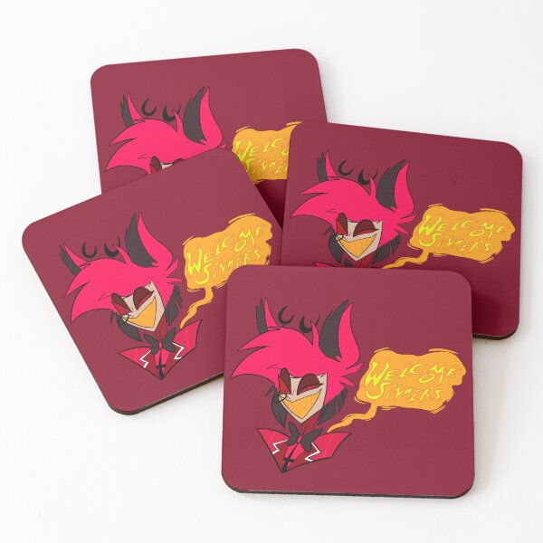 Item preview, Hazbin Hotel Alastor Welcome Sinners designed and sold by Charcoalart.