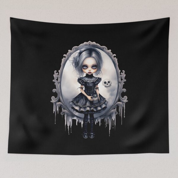 Item preview, Gothic doll - Nadja doll - Creepy designed and sold by GlunmanStore.