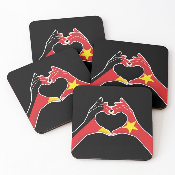 Item preview, Vietnamese Vietnam Germany German Love Heart Peace designed and sold by FlagX.