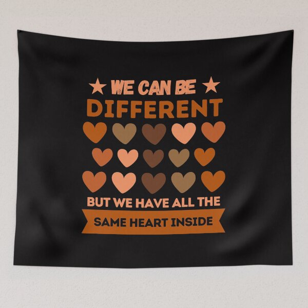 Item preview, WE CAN BE DIFFERENT BUT WE HAVE ALL SAME HEART INSIDE African Gift designed and sold by justbejoker.