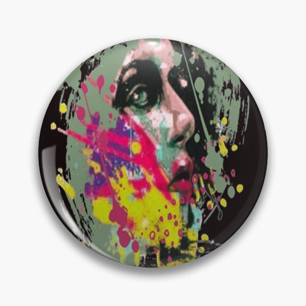 Item preview, Face Abstraction,  Bohemian design, Abstraction, bold colorful abstract playful design inspired by nature designed and sold by Adri Barnard.